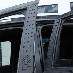 For Ford Ranger Wildtrak 2015-2021 Aluminum Alloy Car Window B-pillar Center Pillar Trim Sticker Car Accessories