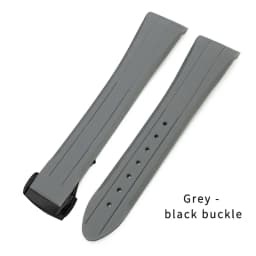 18mm 19mm 20mm 21mm Curved Rubber Silicone Watchband for Omega Seamaster 300 Speedmaster Moon Watch Strap Black Blue Bracelets