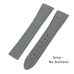 18mm 19mm 20mm 21mm Curved Rubber Silicone Watchband for Omega Seamaster 300 Speedmaster Moon Watch Strap Black Blue Bracelets