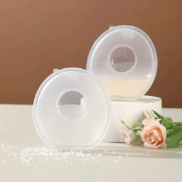 Silicone Mother's Milk Collector With Scale Wearable Anti Spill Breast Pads Nipple Pain Protector Maternity Breastfeeding