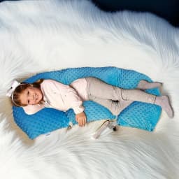 Twin Breastfeeding Pillow Multi Functional Baby Pillow Anti Overflow Anti Spitting Pillow Cushion for Newborn Breastfeeding Bed