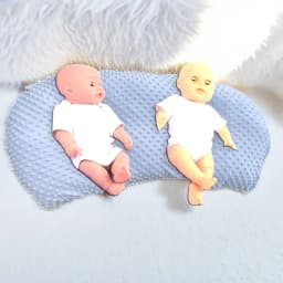 Twin Breastfeeding Pillow Multi Functional Baby Pillow Anti Overflow Anti Spitting Pillow Cushion for Newborn Breastfeeding Bed