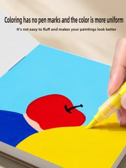 ENMY 300g/㎡ Acrylic Marker Paper No Bleed Cotton Fiber Watercolor Paper Art Paper for Drawing Notebooks School Office Supplies