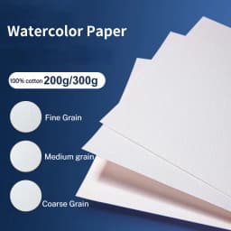 Baohong 100% Cotton Watercolor Paper 20 Sheets 32K 16K Artist Drawing Paper Acuarela Art Student School Supplies Painting Paper