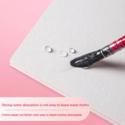 Baohong 100% Cotton Watercolor Paper 20 Sheets 32K 16K Artist Drawing Paper Acuarela Art Student School Supplies Painting Paper