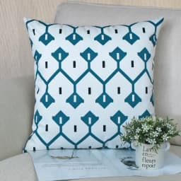 Geometric Figure Waterproof Cushion Cover Modern Abstract Print Home Decor Square Pillowcase
