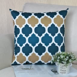 Geometric Figure Waterproof Cushion Cover Modern Abstract Print Home Decor Square Pillowcase