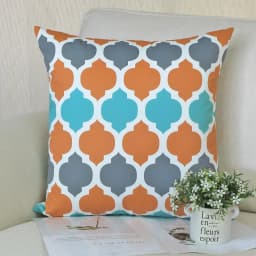 Geometric Figure Waterproof Cushion Cover Modern Abstract Print Home Decor Square Pillowcase