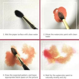 Super Vision Layered Mineral Watercolor Paint Tube 8ml 16 Colors Master Water Color for Artist Painting Art Suppliers