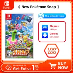 Original New Pokemon Snap Nintendo Switch Game Deals Original Physical Game Card Simulator Game Genre for Switch OLED Lite