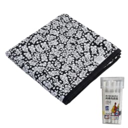 150x125cm DIY Painting Blankets Washable Velvet 24 Coloring Blanket With Markers For Holiday Arts Activities Creative Handcraft