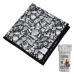 150x125cm DIY Painting Blankets Washable Velvet 24 Coloring Blanket With Markers For Holiday Arts Activities Creative Handcraft