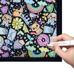 150x125cm DIY Painting Blankets Washable Velvet 24 Coloring Blanket With Markers For Holiday Arts Activities Creative Handcraft