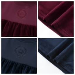 AP AW26 Friday Night Collection Boy Girl Velour With Jersey Fabric Family Matching Clothing Maxi Dress Set Clothes