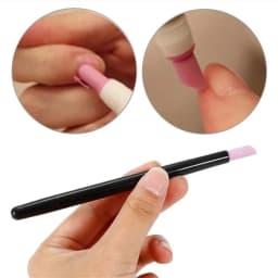 5Pcs Quartz Pen Nail Cuticle Remover Pusher Professional Care Nail Polish Manicure Stick Nail Files Accessories Tool