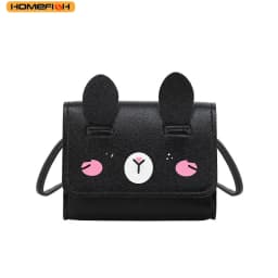 HOMEFISH Children's Mini Handbags Hot Sale Princess Baby Girls PU Leather Small Shoulder Crossbody Bags Cute Kids Coin Purse