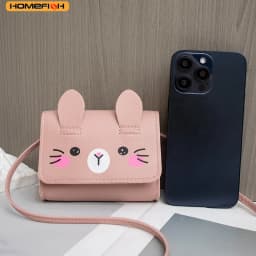 HOMEFISH Children's Mini Handbags Hot Sale Princess Baby Girls PU Leather Small Shoulder Crossbody Bags Cute Kids Coin Purse