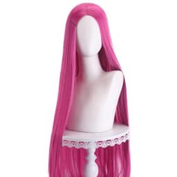 40 Inch Colored Anime Long Straight Center Split Bangs Women's Synthetic Wig Suitable for Holiday Parties, Halloween Ball Role-P