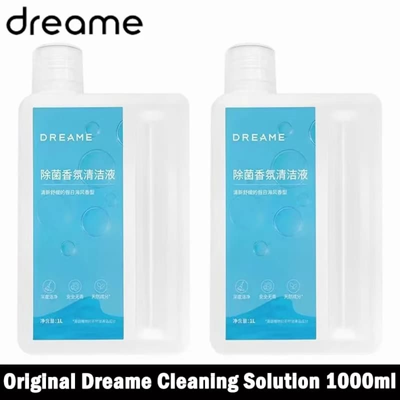 Original Dreame Cleaning Solution 1L For X40 Ultra / L40 Ultra / X50 Ultra / L10s Pro Ultra Complete Cleaning Fluid Accessories