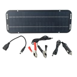 Monocrystalline Solar Panel Charger Battery Trickle Charger 12V Olt Power Solar Panel Solar Controler Charger Car Van Boat Kit