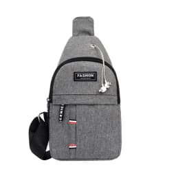 Men's fashionable, convenient, casual, waterproof, adjustable shoulder strap, large capacity waist bag suitable for outdoor acti