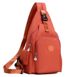 Korean Version of Nylon Fabric Fashion Trend Simple Casual Women Chest Bag with Large Capacity Multi-Functional Backpack 핸드백