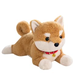 Lifelike Shiba Inu Dog Plush Toys Simulation Stuffed Puppy Corgi Doll Soft Kawaii Cartoon Animal Pillow Gift for Kids Children