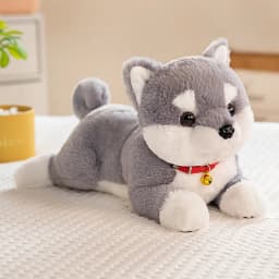 Lifelike Shiba Inu Dog Plush Toys Simulation Stuffed Puppy Corgi Doll Soft Kawaii Cartoon Animal Pillow Gift for Kids Children