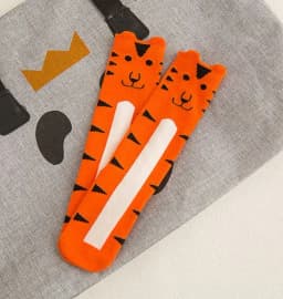 Baby Girl Socks Knee Long Hosiery Cartoon Fox leg warmer Cotton Knee Socks Kid Clothing unisex Toddler Boot Socks 0 To 6 Year