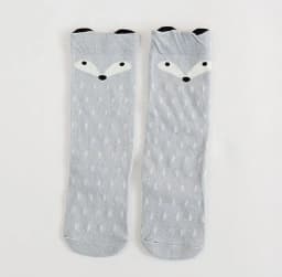 Baby Girl Socks Knee Long Hosiery Cartoon Fox leg warmer Cotton Knee Socks Kid Clothing unisex Toddler Boot Socks 0 To 6 Year
