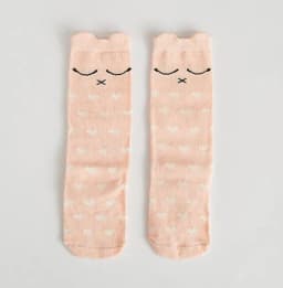 Baby Girl Socks Knee Long Hosiery Cartoon Fox leg warmer Cotton Knee Socks Kid Clothing unisex Toddler Boot Socks 0 To 6 Year