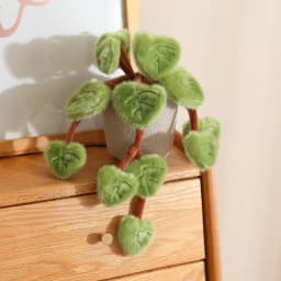 18CM Simulated Pothos Plush Potted Plant Stuffed Toys For Home Decoration Gifts