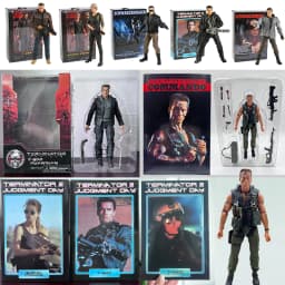 Figure Terminator 2 Judgment Day T800 Sarah Connor T-800 Arnold Schwarzenegger Commando Action Figure Model Collectible Toy