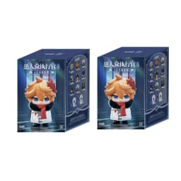 New Genuine Stock Genshin Impact Fatui Harbinger Series Trendy Blind Box Toys Q Version Model Decoration Birthday Surprise Gifts