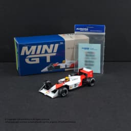 MINIGT 1:64 Lotus 99T #12 Ayrton Senna1987Monaco Grand Prix Winner MGT01088-CH Car Alloy Toys Diecast Metal Model for Children