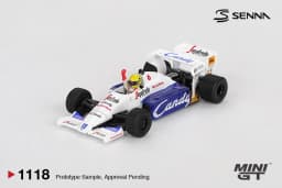 MINIGT 1:64 Lotus 99T #12 Ayrton Senna1987Monaco Grand Prix Winner MGT01088-CH Car Alloy Toys Diecast Metal Model for Children