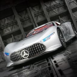 1:24 Mercedes-Benz AMG VISION GT concept sports car alloy model doors on both sides that can be opened rich details