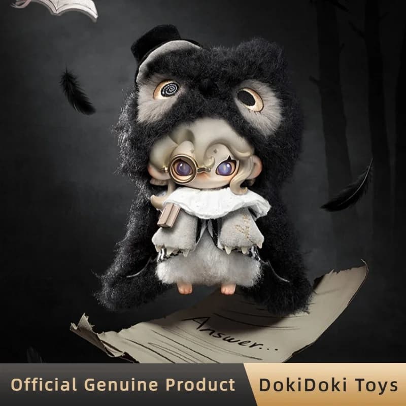 Genuine Moonin Covered Night Series Blind Box Cute Plush Pendant Desktop Figurine Doll Bag Charm Mystery Box Trendy Toys Gifts