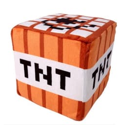 Nice Tnt Plush Pillow Cube Toy Key Chain Pendant Soft Plush Stuffed Toys Xmas Birthday Gifts For Kids Spoof Decoration