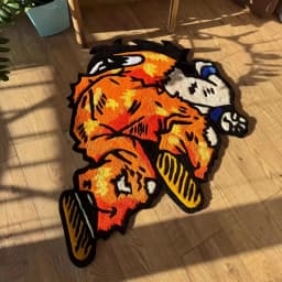 VIKAMA Abstract Cartoon Character Design Carpet - Soft, Irregular Shape, Suitable For Bedrooms, Living Rooms And Home Decoration