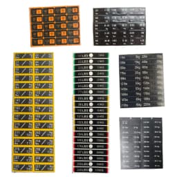 Weight Stickers Self-Adhesive Weight Stack Labels Gym Equipment Weight Plate Sticker Fitness Equipment Stickers