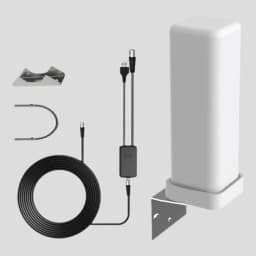 35dBi Outdoor Digital HD TV Antenna 6000miles Long Range Signal Amplifier 4K 1080P Free HDTV Channel for ATSC/DVB-T/DMB-T/ISDB-T