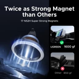 UGREEN Qi2.2 25W 15W Magnetic Car Phone Holder Wireless Charger Stand For iPhone 17 16 Pro Max Charging Magnetic Car Charger