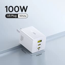 Baseus 100W GaN Charger Fast Charger For Xiaomi Samsung iPhone 17 16 15 Laptop Tablet Charger PD Charger With USB Phone Charger