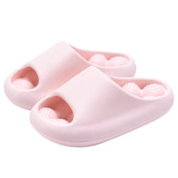 EVA Unisex Bathroom Slippers Water Leakage Massaging Indoor Slippers Comfortable Breathable Casual Slippers