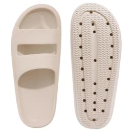 Crestar Orthopedic Slide Sandals for Women Soft Recovery Slip on Sandals Lightweight Summer Cloud Slippers with Arch Support