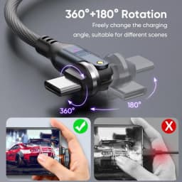 AUFU 240W USB C To Type C Cable For iPhone 16 15 Promax PD3.1 5A Super Fast Charging Data Cord For Macbook iPad Laptop USBC Wire