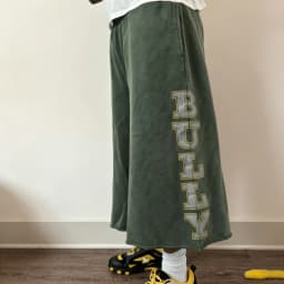 Y2K Bully Green Casual Captcha Men Vintage Letter Reflective Printed Loose Sweatshorts American Streetwear Unisex Bermuda Shorts