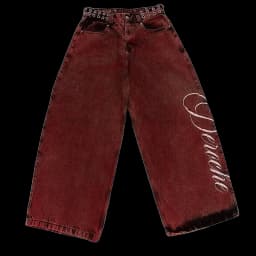 Art Harajuku Embroidered Japanese Baggy Denim Jeans Streetwear Y2k Jean Women High Waist Wide Trouser Skateboard Pants