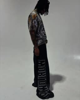 Y2K Retro High Street Black Women Sports Pants Fashionable Ins Harajuku Goth Casual Straight Leg Pants Simple Jogging Pants